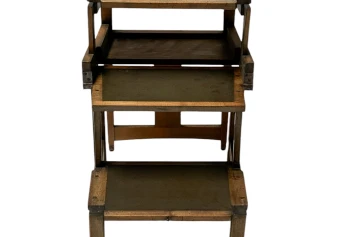 Jac. van den Bosch 't Binnenhuis Art Deco Library Chair or Library Steps, 1916